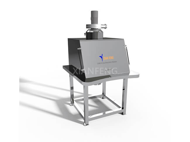 Dust-Free Loading Station 3D Rendering - Hygienic Equipment for Dust-Free Feeding of Powder/Granule Materials