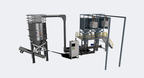 Chemical feeding production line