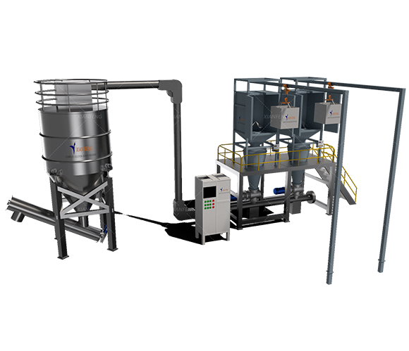 Chemical feeding production line