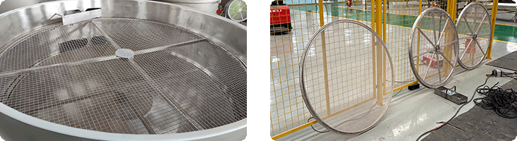 Circular sieve mesh