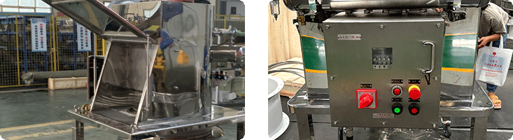 Hydraulic support and electrical control box