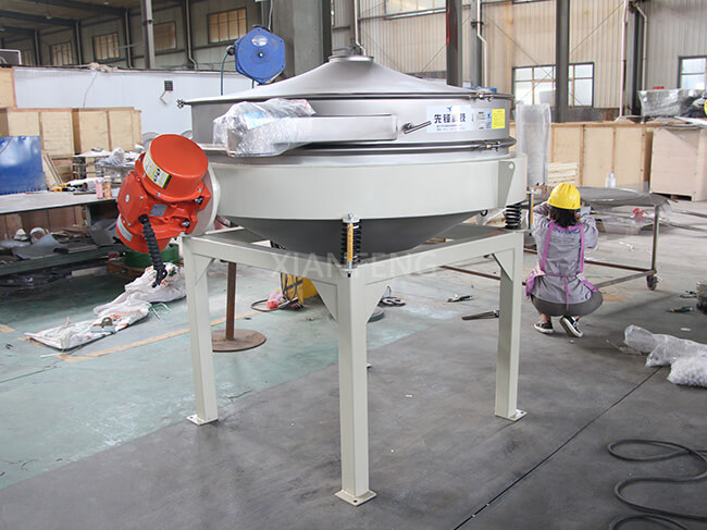 Industrial Flour Sifter Machine Real Shot - Stainless Steel Material-Contact Parts for Food-Grade Flour Sieving