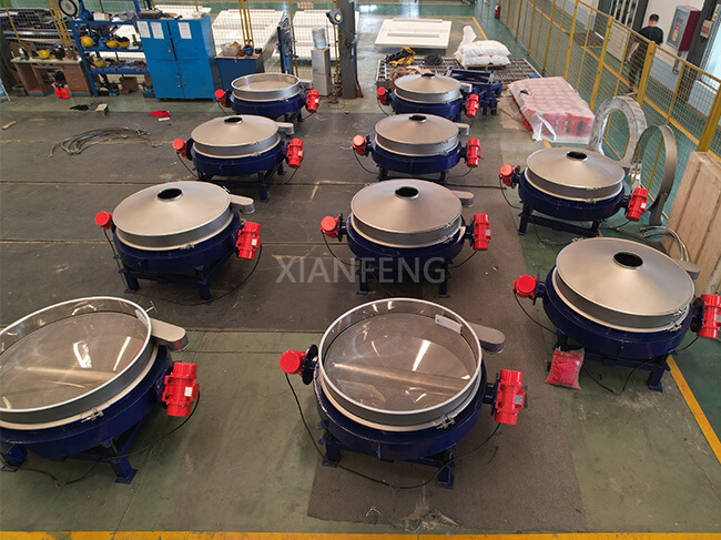 Multiple Industrial Flour Sifter Machines - Food-Grade Equipment Workshop Real Shot for Bulk Supply to Flour Mills