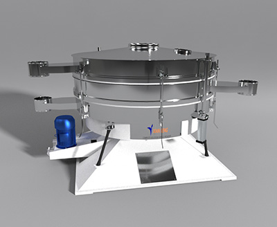 Double-layer roller screening machine