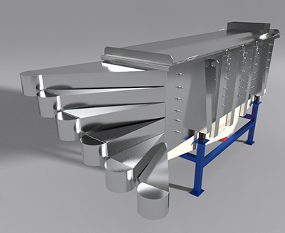 five-layer linear vibrating screen