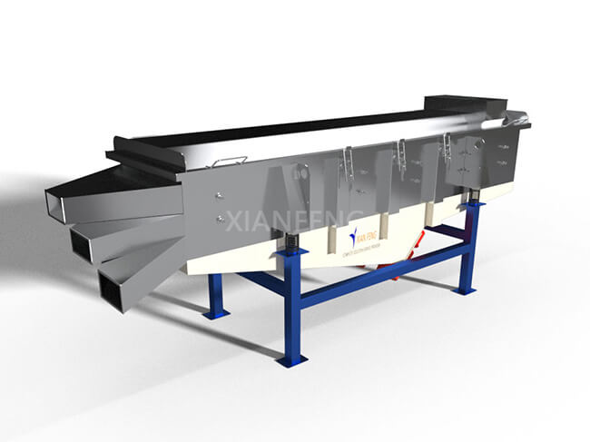 Linear Vibrating Screen 3D Rendering - Industrial Linear Vibrating Screen for Material Sieving & Classification