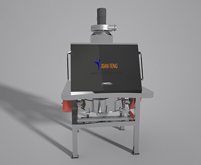 Paired with a vibrating screen dust-free unloading station