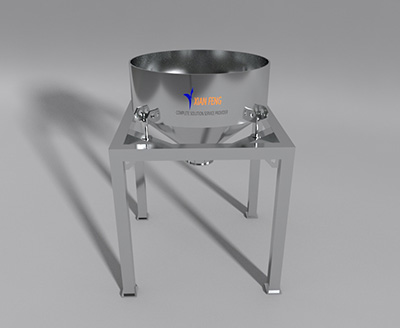 Stainless steel silo