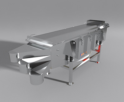 Stainless steel linear vibrating screen