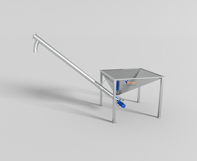 Stainless steel screw conveyor