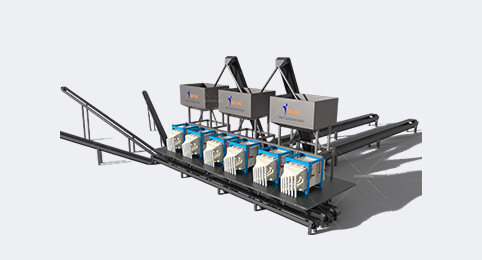 Screening quartz sand production line