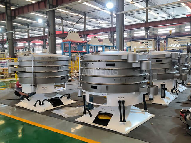 Multiple Tumbler Screening Machines - Equipment Workshop Real Shot for Bulk Industrial Supply