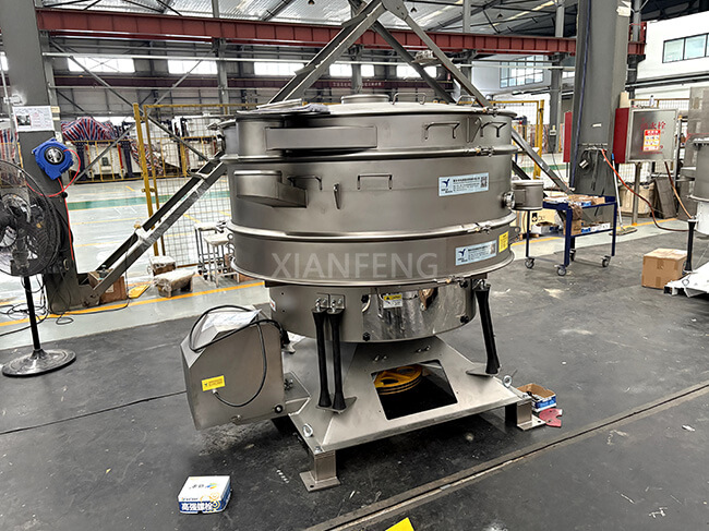 Tumbler Screening Machine Real Shot - Explosion-Proof Design for Hazardous Industrial Powder Sieving