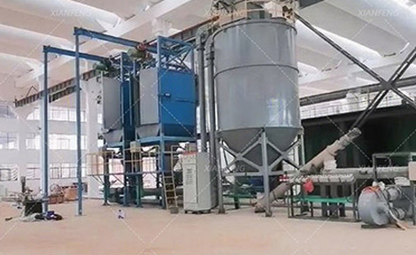 Tonne bag feeding station (for feeding calcium chlorate powder)