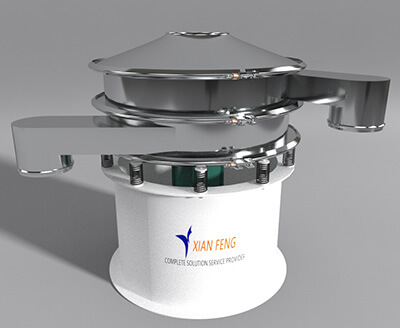 Stainless steel vibrating screen for material contact