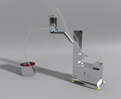 Lifting vacuum feeder