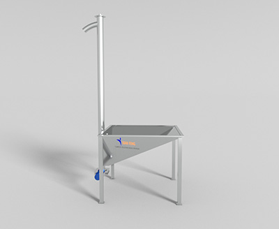 Vertical spiral feeder