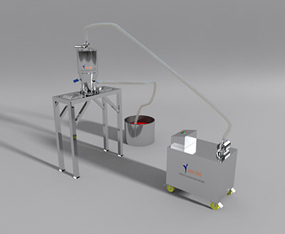 Split-type vacuum feeder