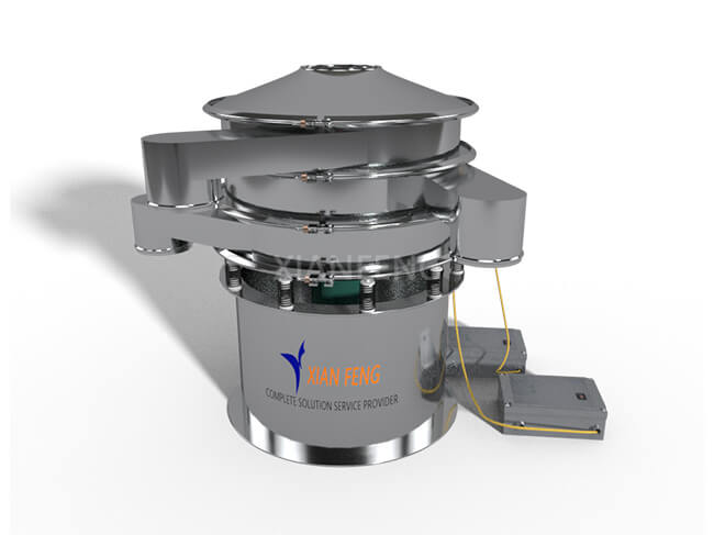 Industrial Ultrasonic Vibrating Screen 3D Image - Ideal for Pharmaceutical, Electronic & New Material Fine Sieving