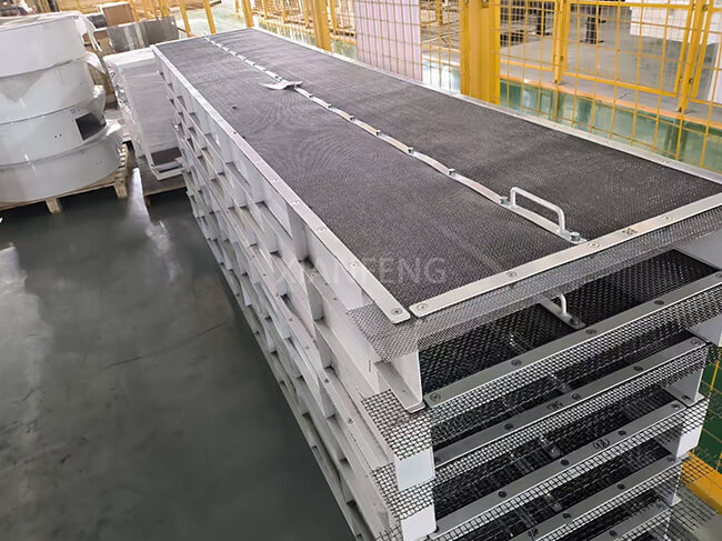 Linear Vibrating Screen Mesh Real Shot - Wear-Resistant Screen for Efficient Sieving with Linear Vibrating Machines