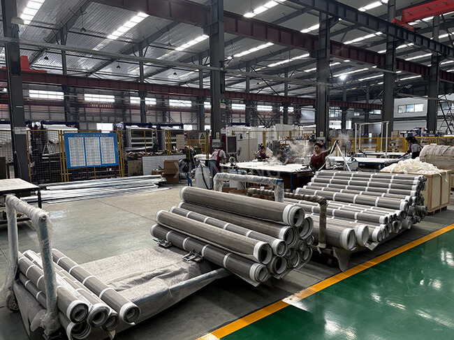 Square Swing Screen Mesh Real Shot - Fine-Mesh Screen for Precision Sieving with Square Swing Screening Machines