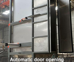 Hydraulic support components can control the automatic opening of the door of the ton pack unpacking machine