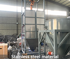 Realistic picture of stainless steel material ton package feeding station