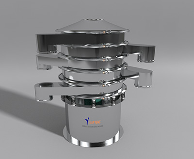 Four-layer ultrasonic vibrating screen