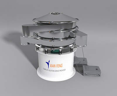 Stainless steel ultrasonic vibrating screen for material contact