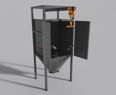 Carbon steel ton package feeding dismantling machine