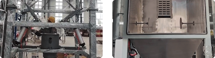 Pneumatic auxiliary unloading device