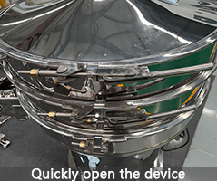 Metal powder vibrating screen