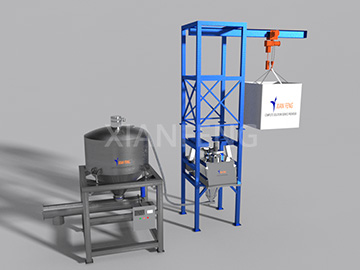 Paired with vacuum feeding machine