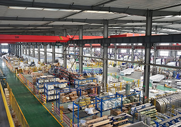 Aerial View of Vibrating Screen Accessories Area - Used for screening machines