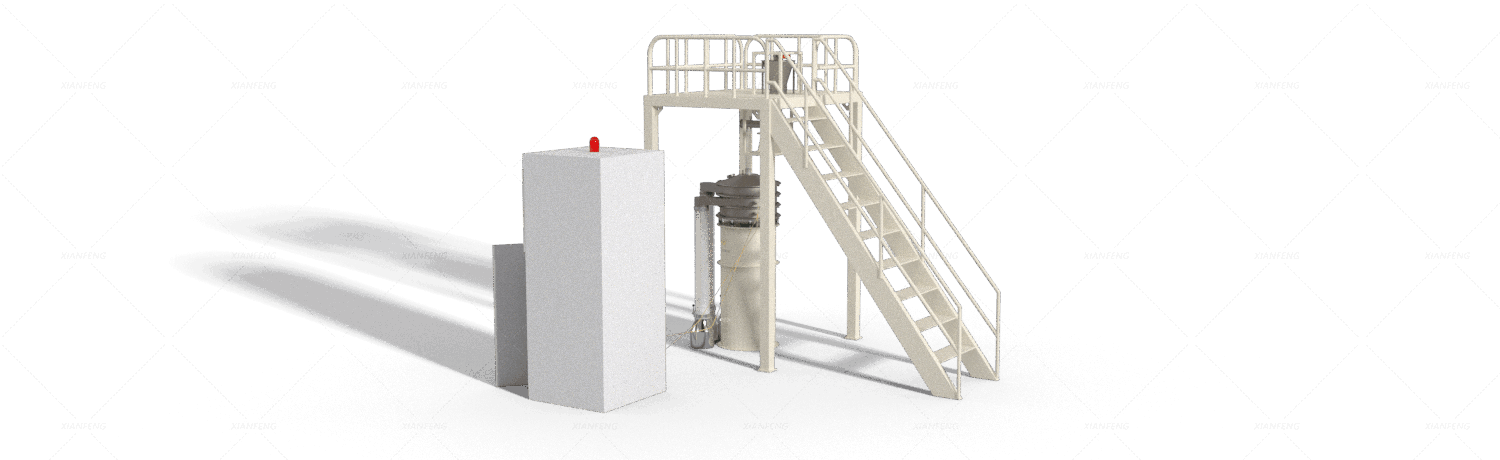 Metal powder vibrating screen