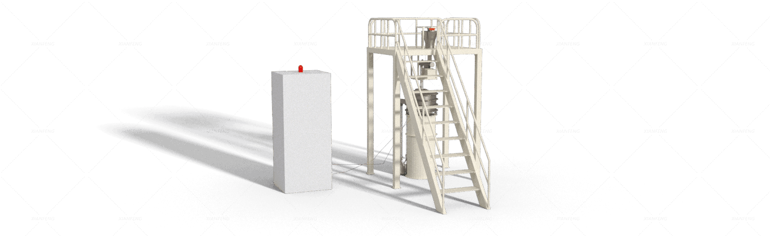 Metal powder vibrating screen