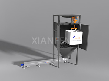 Paired with spiral conveyor