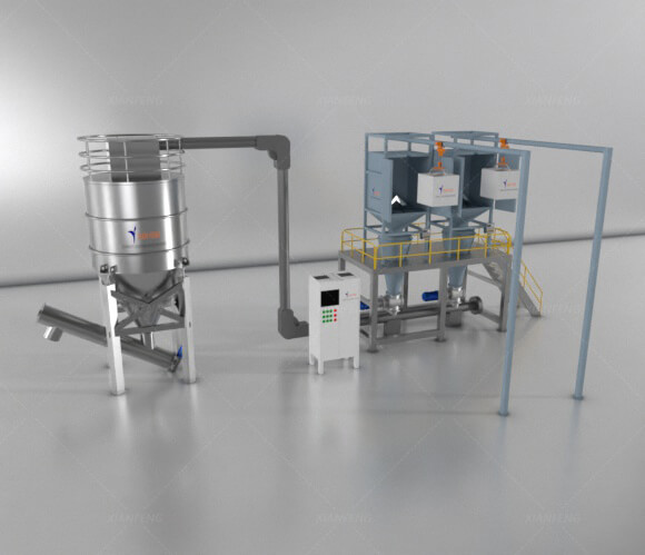 Chemical feeding production line