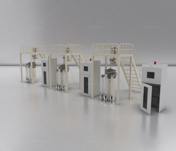 Metal powder production line