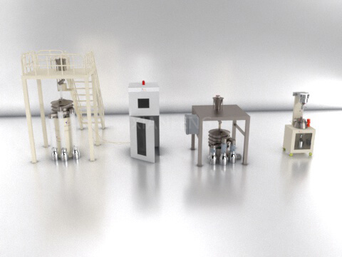Metal powder vibrating screen
