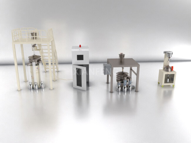 Metal powder vibrating screen