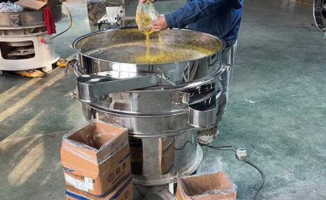 Vibro sifter for grain