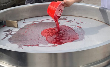 vibrating screen filter for liquid