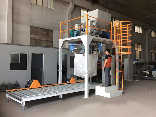 Automatic big bag filling machine
