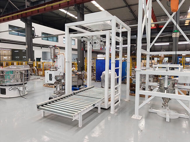 Automatic big bag filling machine